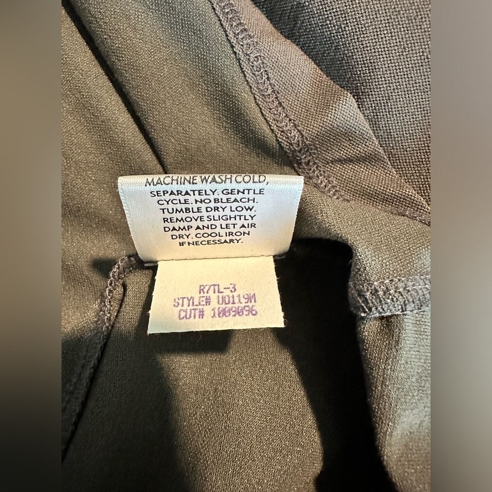 Eileen Fisher Scoop Neck Long Tank lightweight Washable Stretch Crepe size Large - Picture 7 of 11